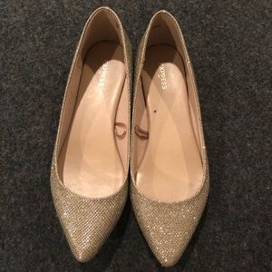 Express sparkle flats - Size 7